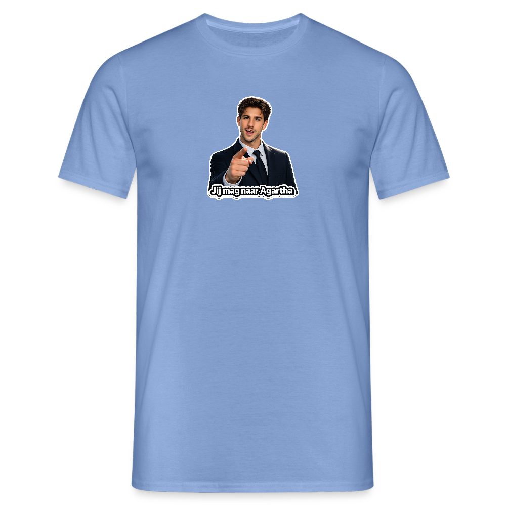 Jij mag naar Agartha - T-shirt - carolina blue