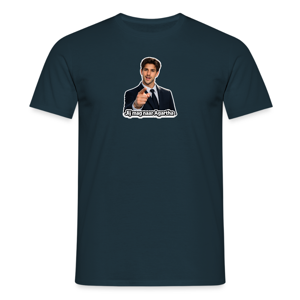Jij mag naar Agartha - T-shirt - navy
