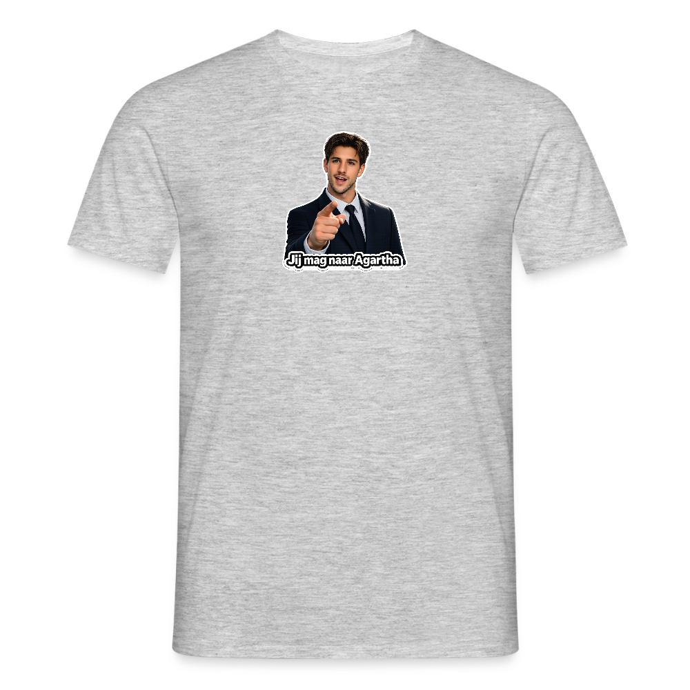 Jij mag naar Agartha - T-shirt - heather grey