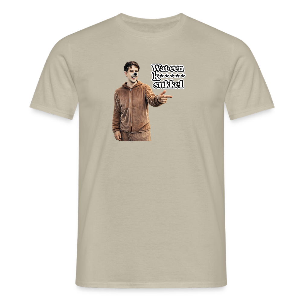Wat een k***** - T-shirt - sand beige