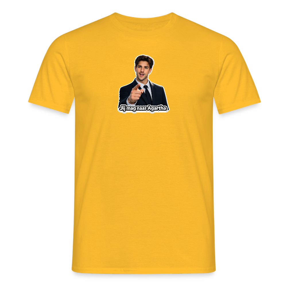 Jij mag naar Agartha - T-shirt - yellow