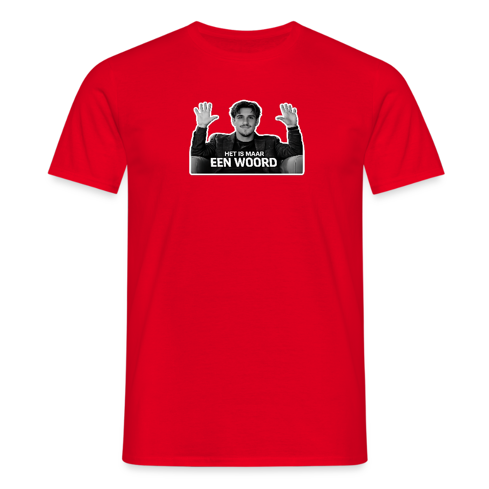 Het is maar een woord - T-shirt - red