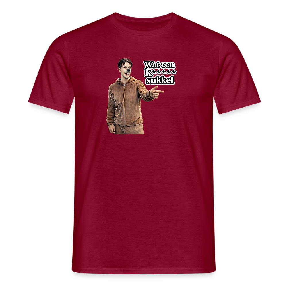 Wat een k***** - T-shirt - brick red