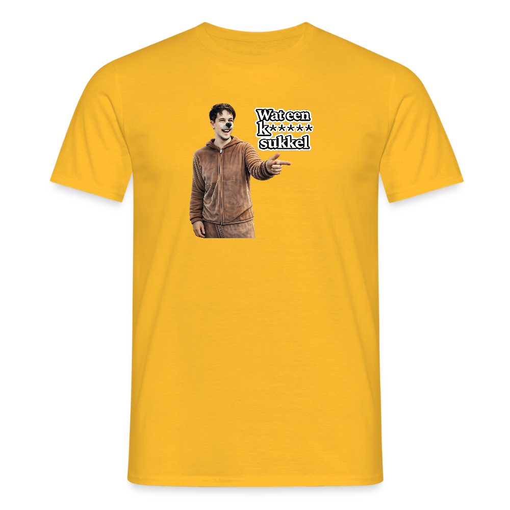 Wat een k***** - T-shirt - yellow