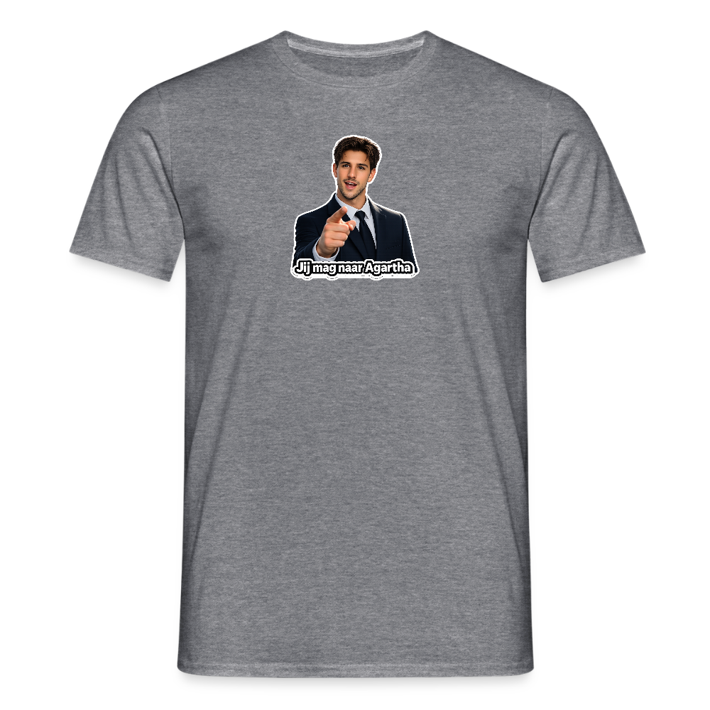 Jij mag naar Agartha - T-shirt - graphite heather