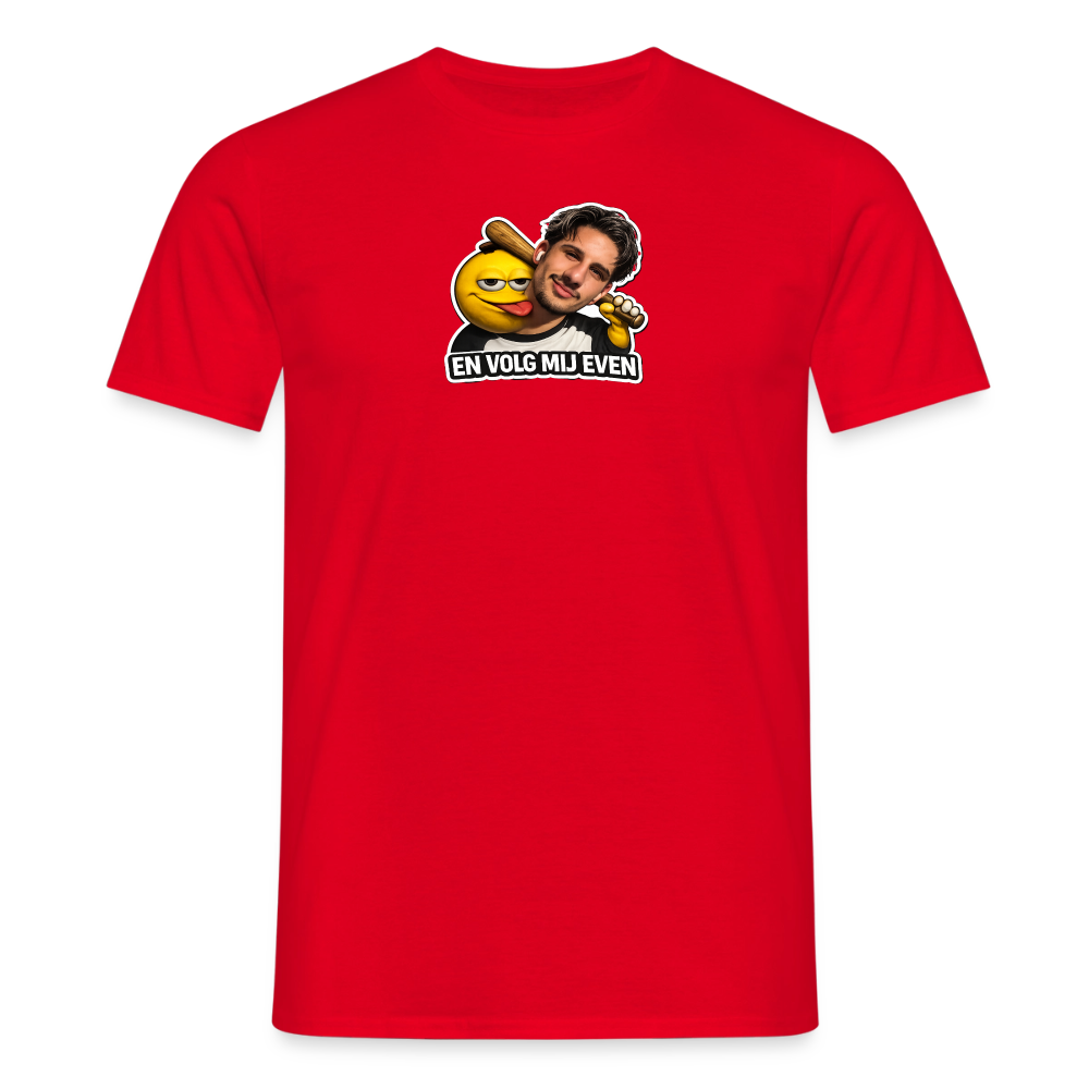 En volg mij even - T-shirt - red
