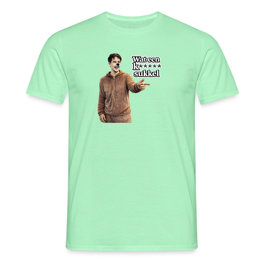 Wat een k***** - T-shirt - mint green