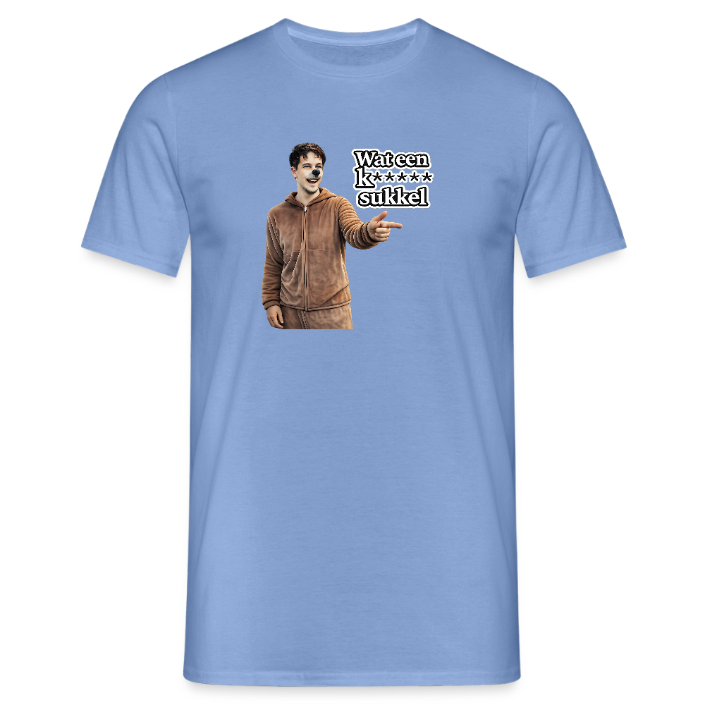 Wat een k***** - T-shirt - carolina blue