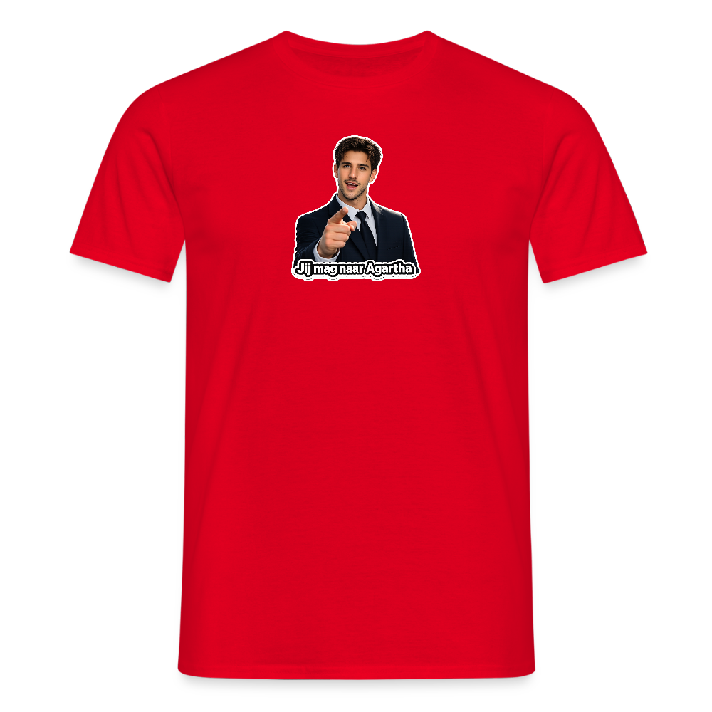 Jij mag naar Agartha - T-shirt - red