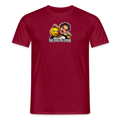 En volg mij even - T-shirt - brick red