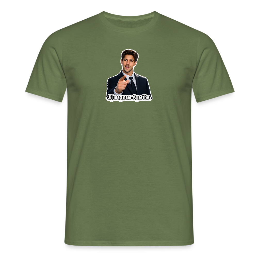 Jij mag naar Agartha - T-shirt - military green