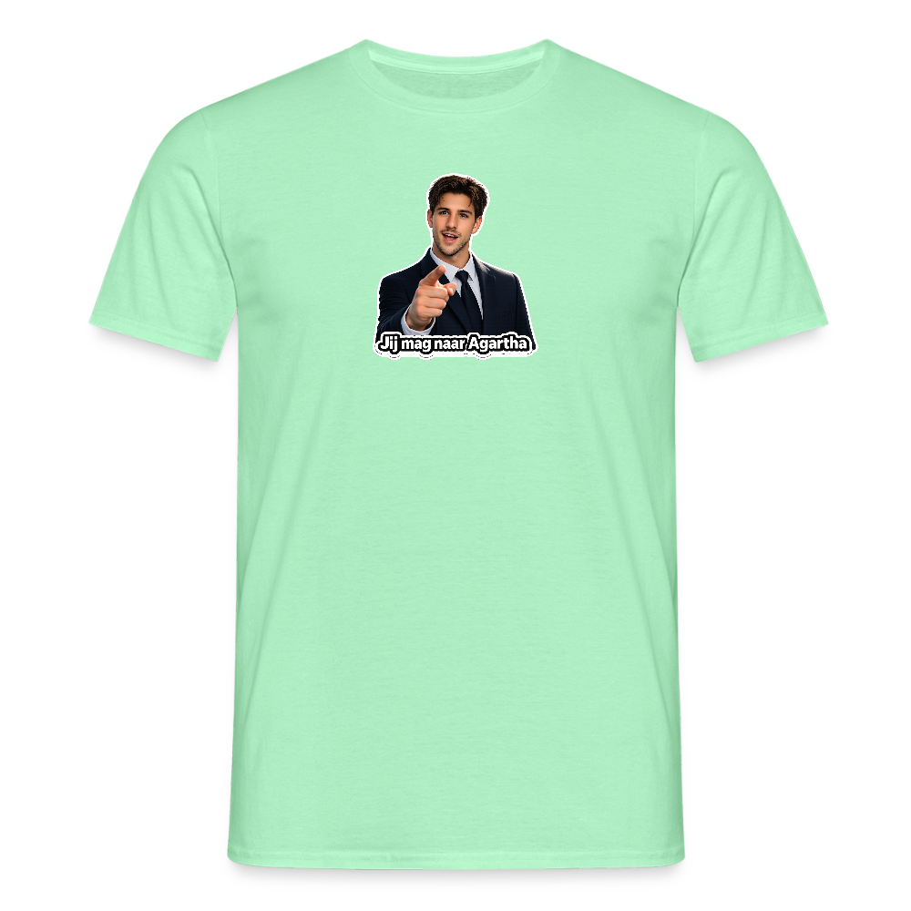 Jij mag naar Agartha - T-shirt - mint green