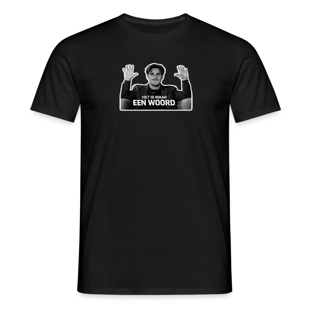 Het is maar een woord - T-shirt - black