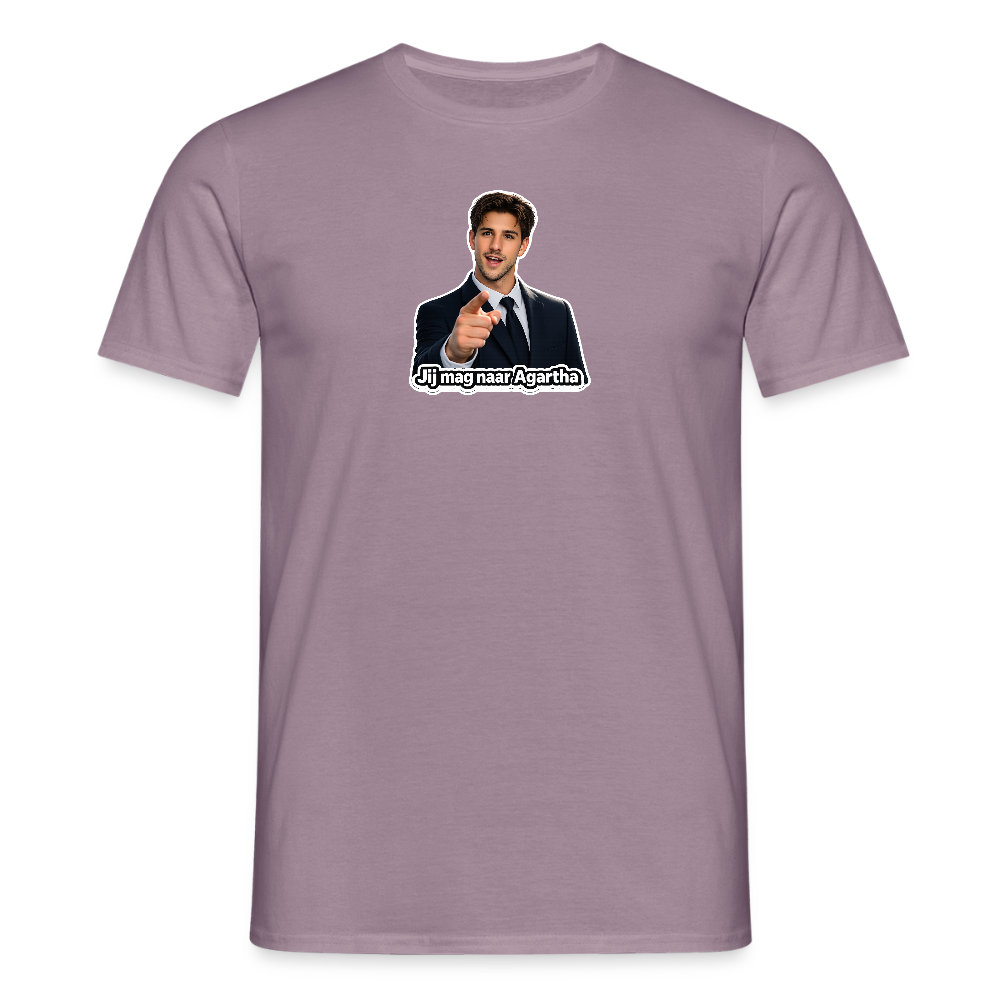 Jij mag naar Agartha - T-shirt - purple-grey 