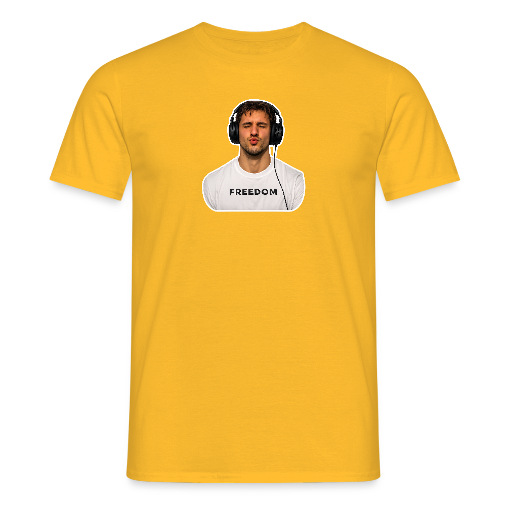Freedom - T-shirt - yellow