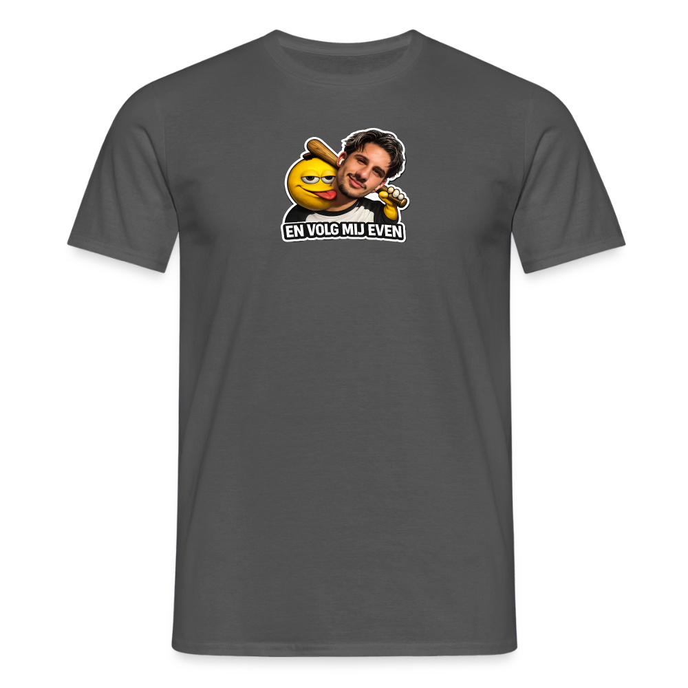 En volg mij even - T-shirt - charcoal grey