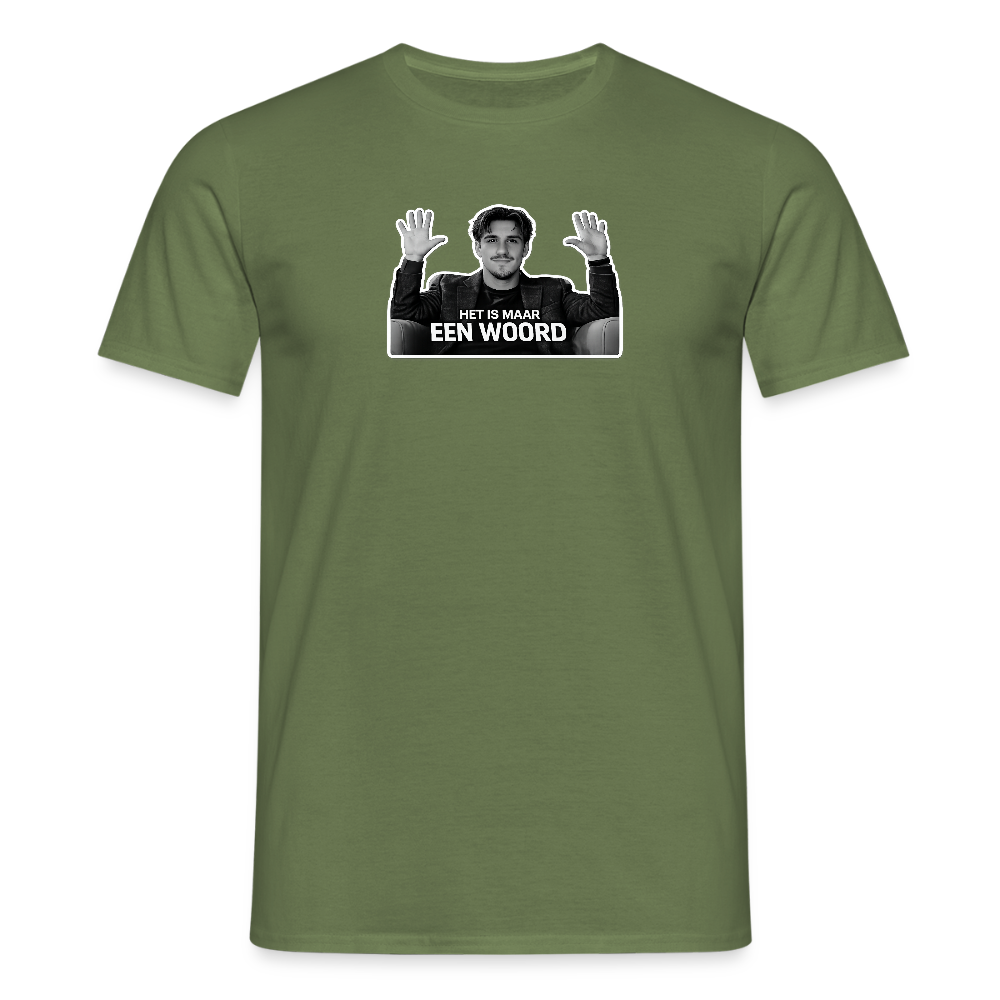 Het is maar een woord - T-shirt - military green