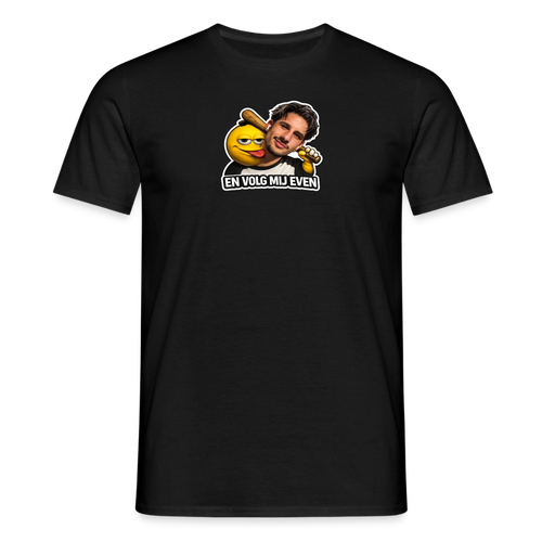 En volg mij even - T-shirt - black