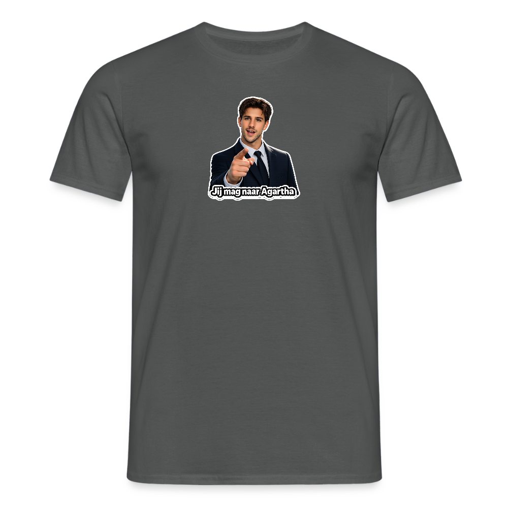 Jij mag naar Agartha - T-shirt - charcoal grey