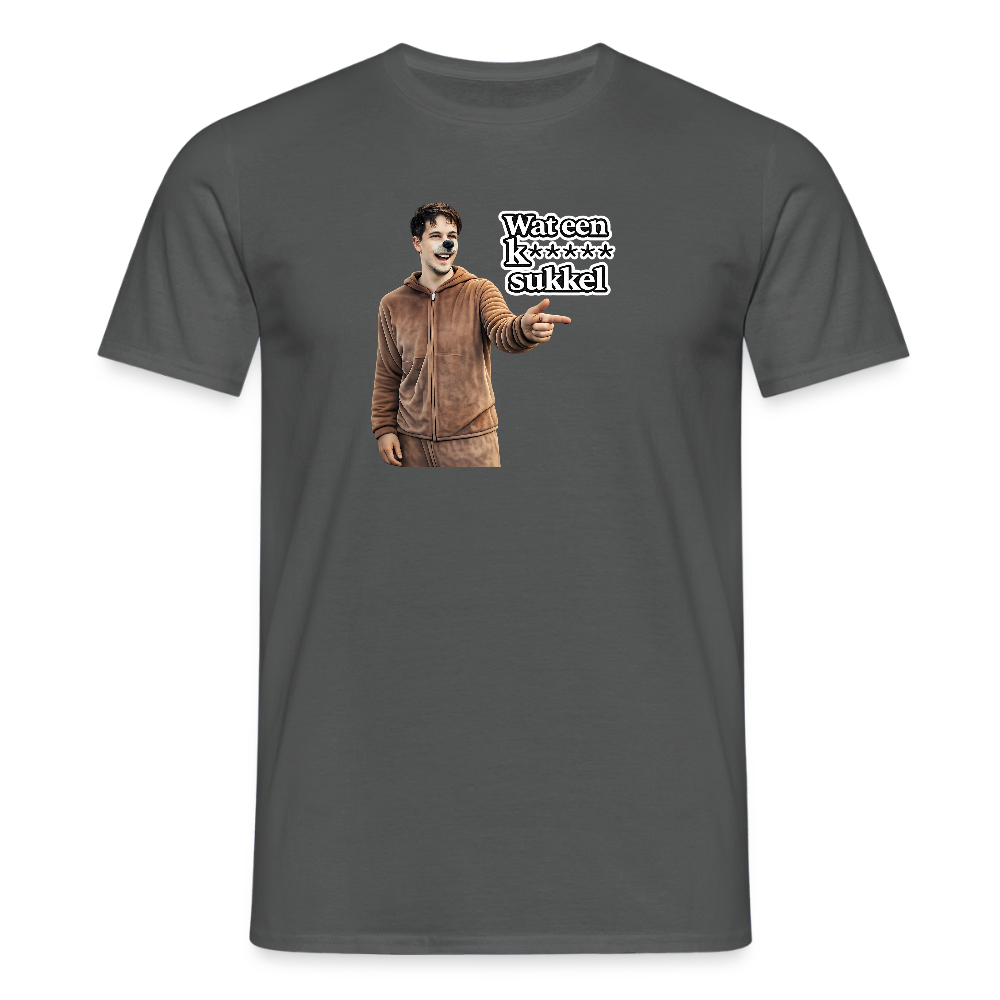 Wat een k***** - T-shirt - charcoal grey