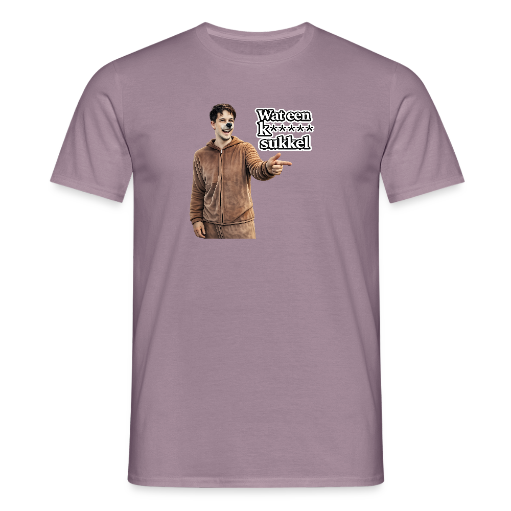 Wat een k***** - T-shirt - purple-grey 