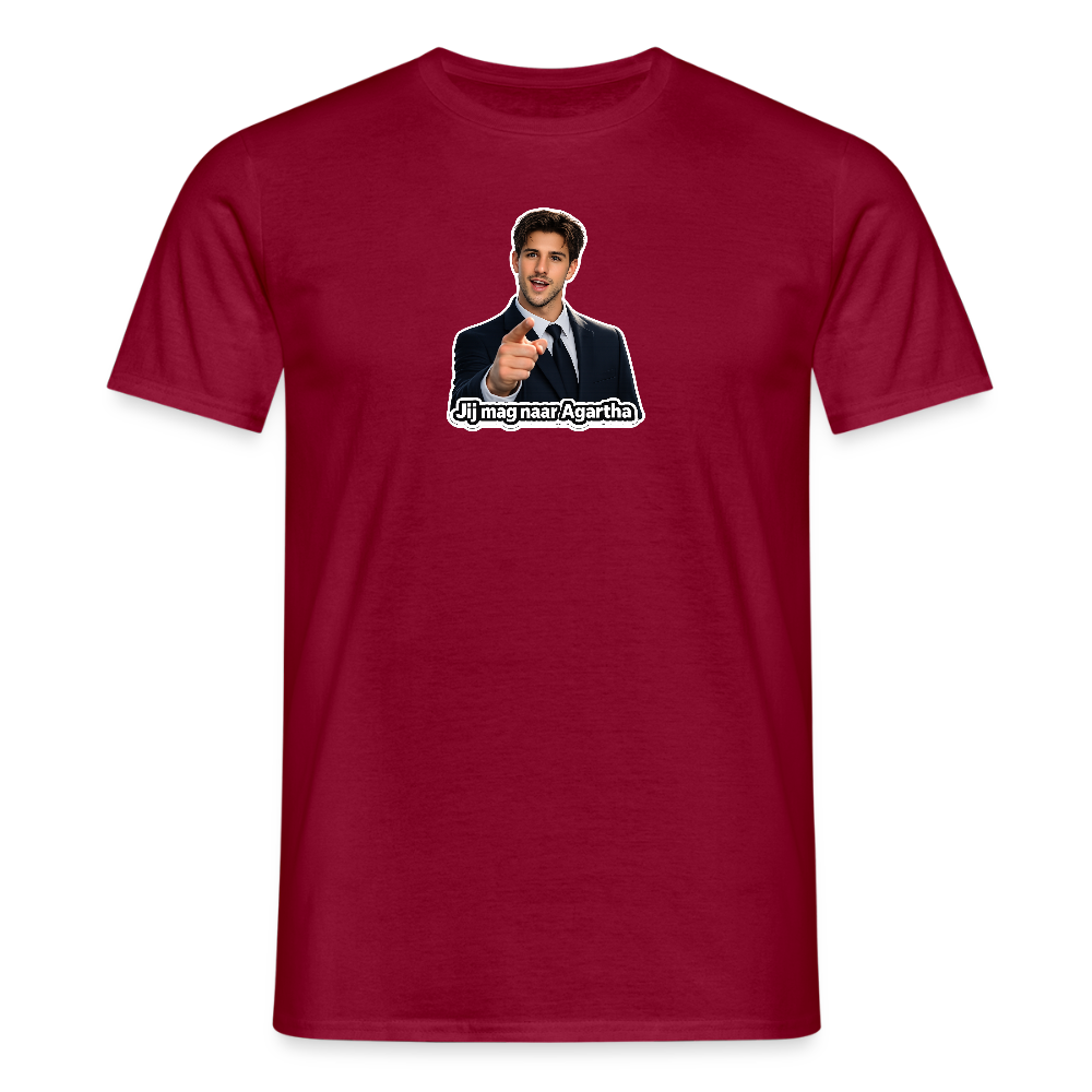 Jij mag naar Agartha - T-shirt - brick red