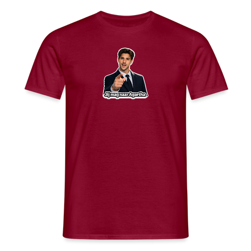 Jij mag naar Agartha - T-shirt - brick red