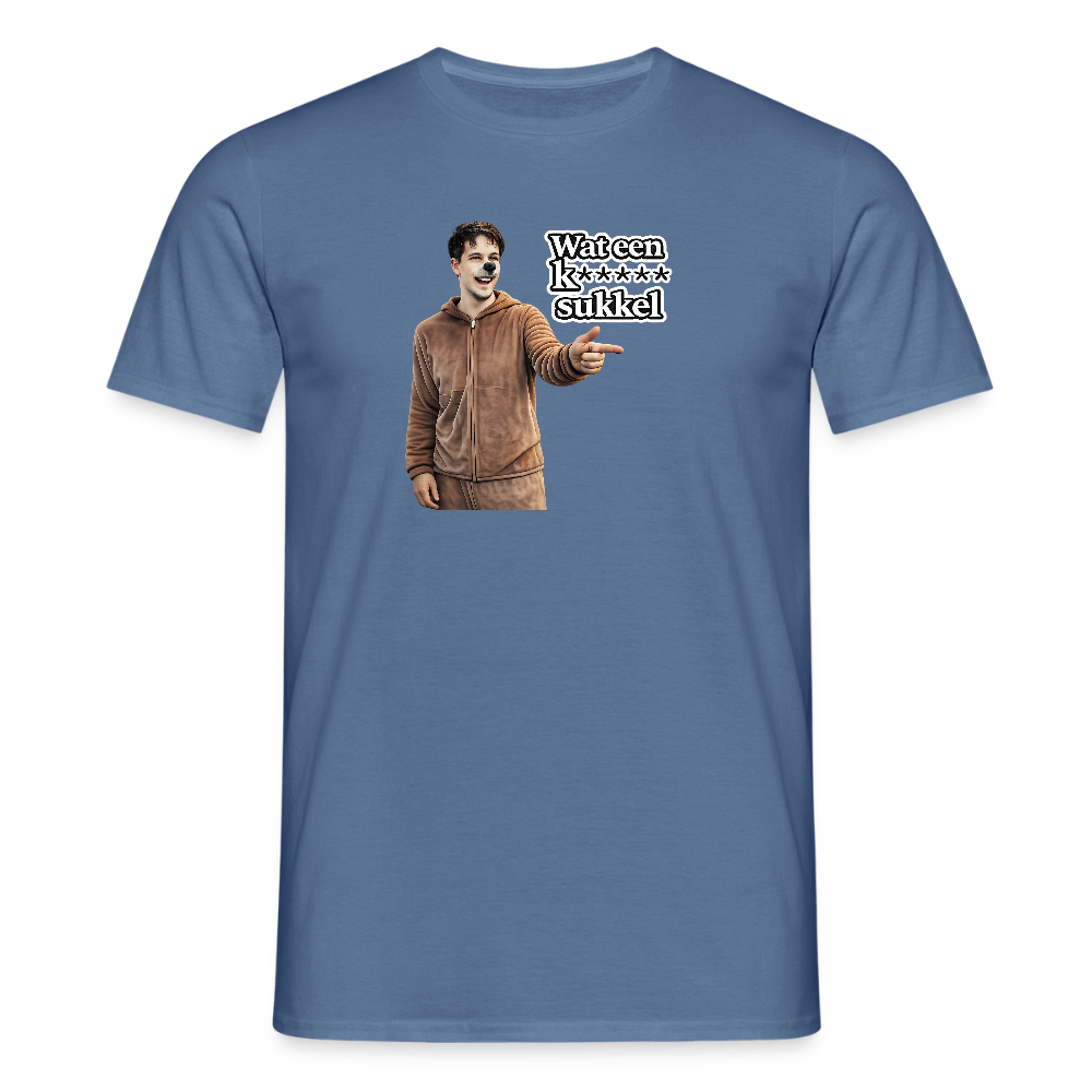 Wat een k***** - T-shirt - dove blue 
